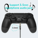 Controle Bluetooth compatível com PS4,Slim, Pro, Gamepad sem fio para PC, Joystick de vibração dupla para IOS, Android - Primeiro Mundo