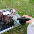 Ventilador para churrasco a mão - Primeiro Mundo