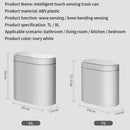 Lata de lixo inteligente com sensor, 7L - Primeiro Mundo