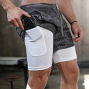 Short running mascuino 2x1 Fitness - Primeiro Mundo