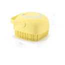 Escova de silicone para banho de cães e gatos - Primeiro Mundo