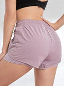 Shorts feminino elástico Running And Training - Primeiro Mundo
